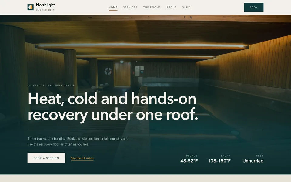 Northlight website preview